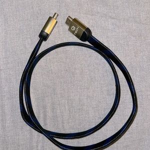 For sale are TWO HDMI cables